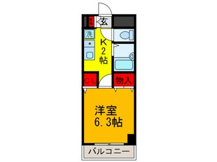 オークハイツの物件間取画像